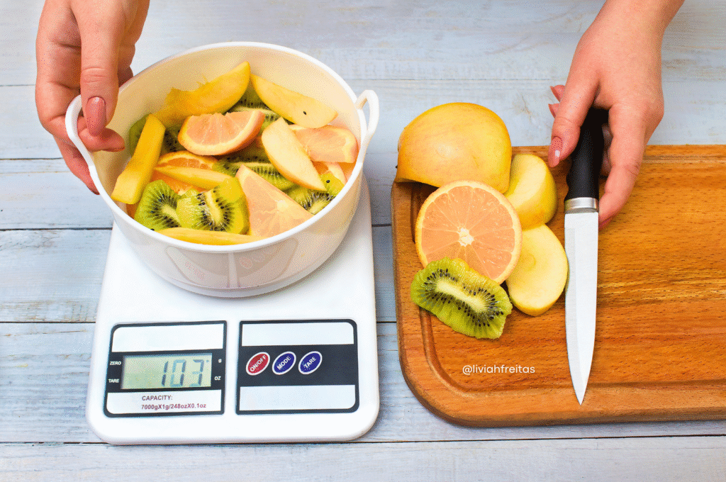 Tem que pesar os alimentos? O que a nutrição realmente recomenda.